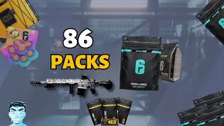 86 ALPHA PACKS (5min) - Rainbow Six Siege Pack Opening