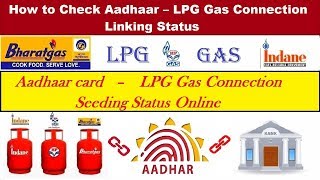 How to Check | Aadhaar – LPG Gas Connection Linking Status with Sid WebTech