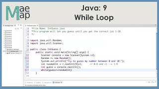 Java: 9 While Loop