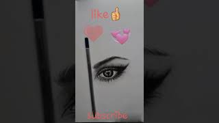 realistic eye. drawing by using only normal pencil #shorts #viral_video #nilu_art_aceadmy #realistic
