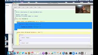 Java Programming: Lesson 21 - Void, Overloaded, and No-Input Methods