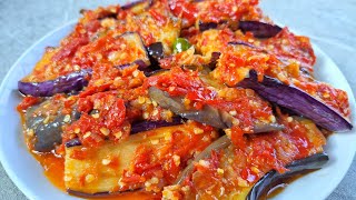 RESEP TERONG BALADO PEDAS MANIS || BALADO TERONG UNGU