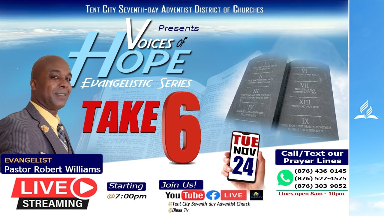 Voices Of Hope Evangelistic Series - "Take Six(6)" - YouTube