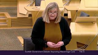 Scottish Government Debate: Improving Miscarriage Care - 6 February 2025