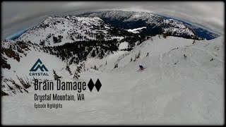 Brain Damage - Crystal Mountain (4/1/24) Double Diamond off Silver King