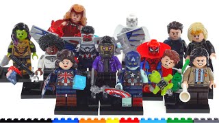 LEGO Marvel Collectible Minifigure Series review! What If...? Wandavision, Falcon / Winter Soldier