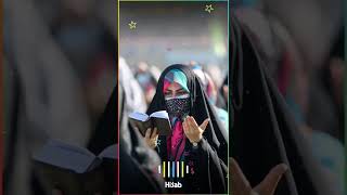 Muslim Kaum Ki Beti Hu Mai| karnataka hijab status||Muslim girl hizab status hizab clad 2022#shorts