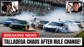 NASCAR Drivers ERUPT After SHOCK Talladega Rule Changes!