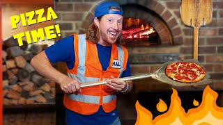 Pizza Time for Kids | Pizza with Handyman Hal | How Brick Oven Pizza Works Fun Videos for Kids