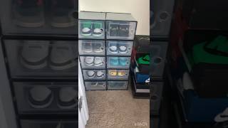 Using shoe storage boxes from Amazon