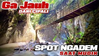 WISATA JALUR MUDIK...‼️Ada tempat sejuk ini ga jauh dari cipali namanya Air Terjun Ibun Pelangi