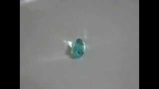 Batu Permata Apatite Bluish Green Oval 1.58 carat