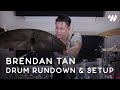 Brendan Tan (Hillsong Young & Free) Drum Rundown & Setup Part 1