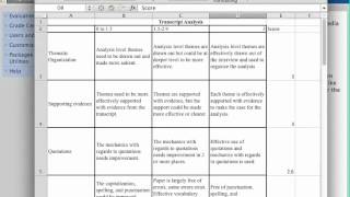 Transcript Analysis Assignment
