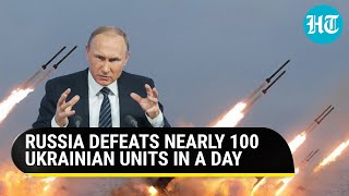 Putin deals a major blow to Ukraine; Russia decimates 98 artillery units in just a day | Watch