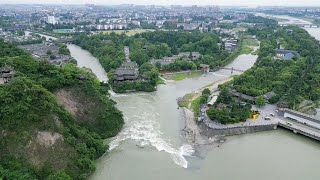 四川都江堰市，世界灌溉工程遗产，世界文化遗产，都江堰真实现状