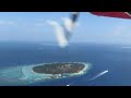 most beautiful flight in the world maldives seaplane transfer