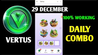 Vertus Combo Cards Today 30 December | Vertus Daily Combo | Vertus Combo Cards | Vertus Combo