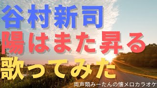 テレビドラマ主題歌　谷村新司　陽はまた昇る　歌ってみた