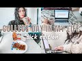 college day in my life (sick edition) vlog: strep throat, class, cost accounting exam, audit hw