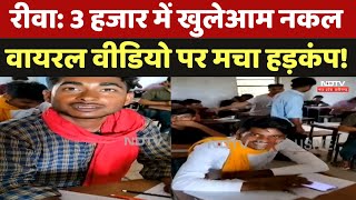 Rewa के Collage में खुलेआम नकल का Video Viral, Bhoj Open University | MP | Latest News