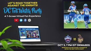 DC Toli Watch Party Announcement | #DCvKKR