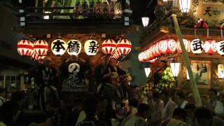 新橋本区　年番送り（平成２８年新宿祭禮）