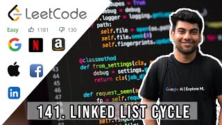 Linked List Cycle (Java) | Leetcode 141 | #365DaysOfLeetcode | Hindi