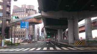 【ドライブ風景】〈国道２号線〉神戸市　　中央区京橋から磯上通　　[drive scenery]〈 Route 2 〉　 Cyuou Ward Kobe City