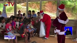 Tradisi Warga Toraja, Berbagi Kasih dengan Santa Claus Bagi-bagi Kado #BuletiniNewsSiang 24/12