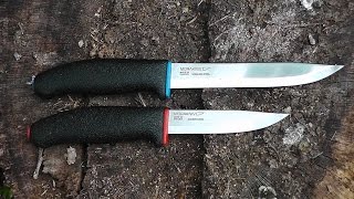 MORA 711 Allround et MORA 748 Camp Knife Revue et Test (Fr)