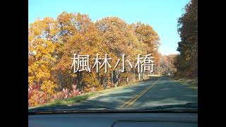 楓林小橋 (Bridge In Maple Forests) - 美國秋葉景色 (Virginia Fall Colors) - 湯慧瑛唱 (Sarah Lin)