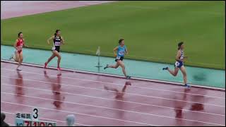 2024年 5月11月、12日 大分県陸上競技選手権大会 女子800m予選 3組目