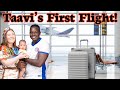 Taavi’s First Ever FLIGHT!😲 | Travel | Vacation | Family | Vlog | DITL | Baby | The Bichanga Family