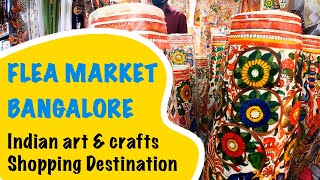 Flea Market Bangalore | Art \u0026 Crafts Shopping Destination | Karnataka Chitrakala Parishath |Part - 1