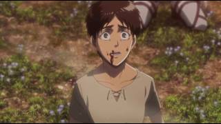 Attack on Titan Season 2: Hannes Death! | Mikasa tells Eren how she feels!  [ENG SUB] HD