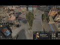 company of heroes 3 bridge fight afrikakorps gameplay 3vs3 multiplayer no commentary