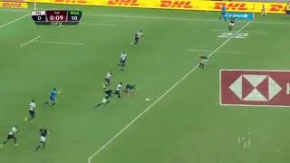 Fiji Highlights vs South Africa (2018 Singapore 7s Semi Finals)