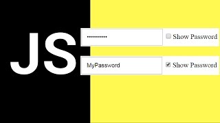JavaScript - How To Show And Hide Input Password Text In JS [ with source code ]