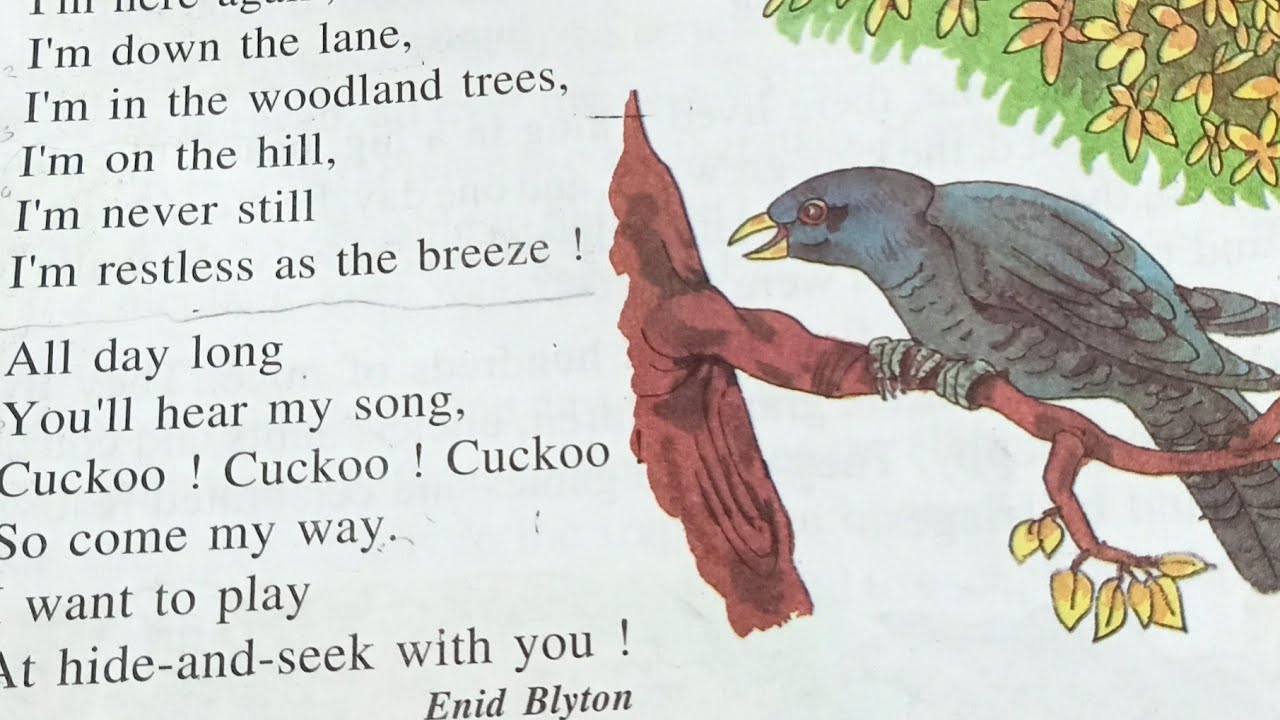 Eschoolindia Std 5th English Poem Cuckoo Cuckoo Poem, 59% OFF