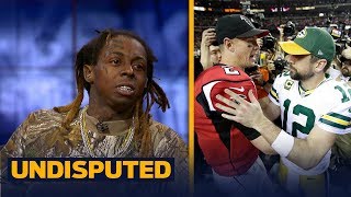 Lil Wayne predicts a win for his Green Bay Packers over the Atlanta Falcons | UNDISPUTED