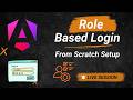 Angular Role-Based Login with Auth Guard | Angular Interview Question