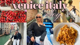 VENICE ITALY VLOG! gondola ride, water taxi, winery, lots of food \u0026 more!