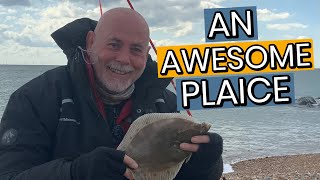 Determined to catch a Shoreham plaice! Beach fishing UK