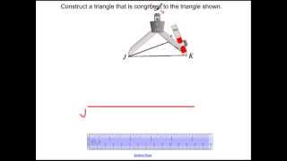 Constructions-copy a triangle