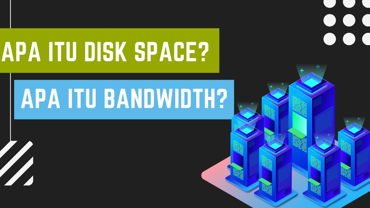 Web Hosting: Apa Itu Disk Space Dan Bandwidth? - YouTube