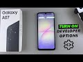 Samsung Galaxy A07: How To Enable Developer Options