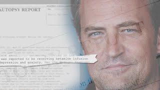 Matthew Perry died of acute ketamine effects, autopsy reports