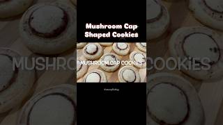 Mushroom Cap Shaped Cookies 🍄‍🟫✨