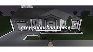 Roblox Welcome To Bloxburg Grey One Story Family Suburban